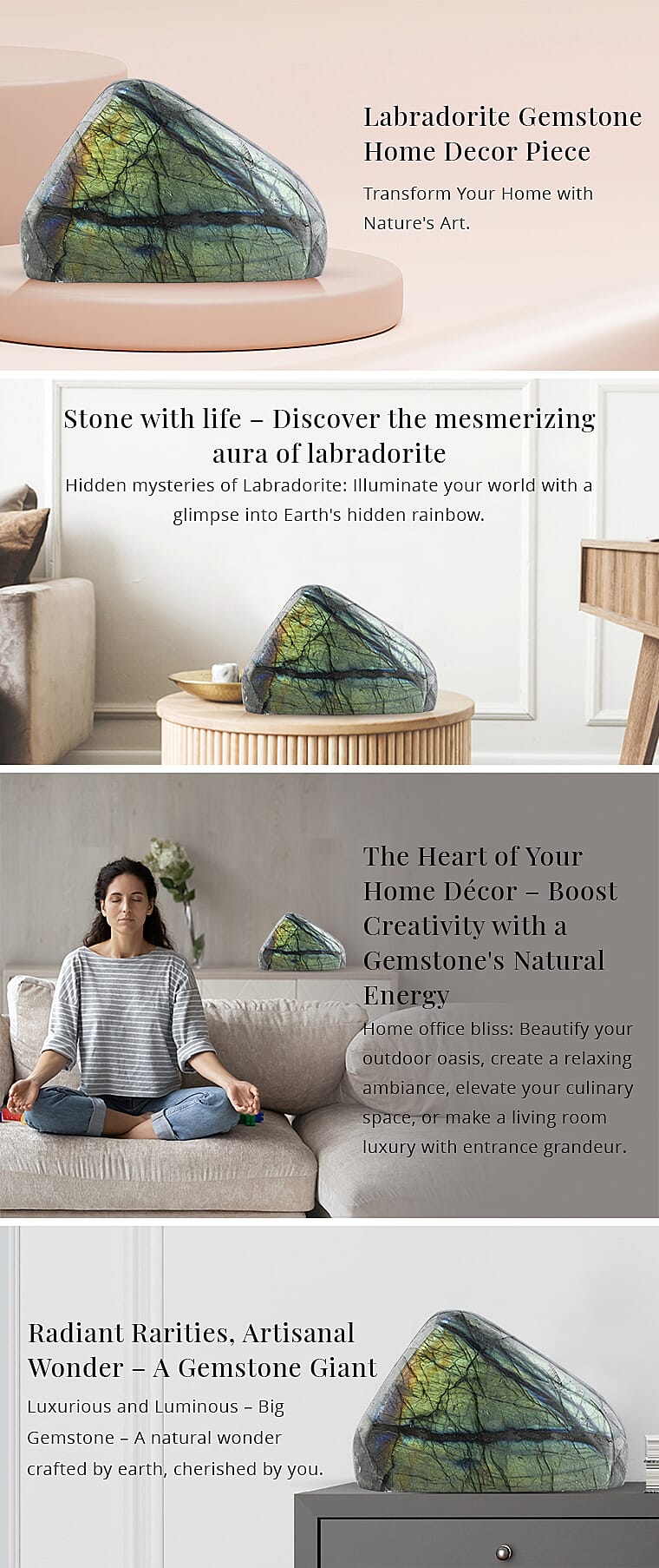 Labradorite Free Form -M Approx 4989ctw Banner