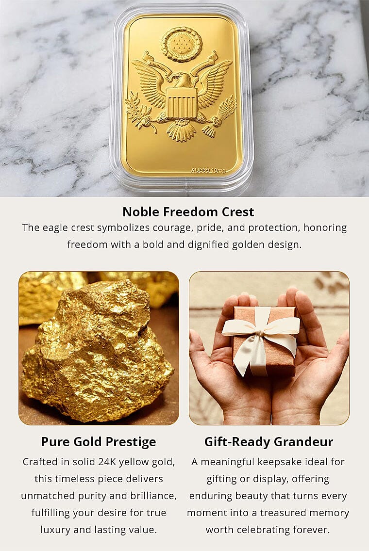 Eagle Crest 24k Gold Embossed Sheet 10mg Banner