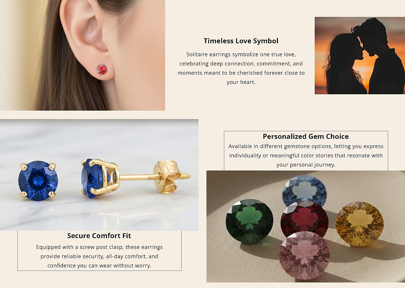 Doorbuster AAA Red Sapphire 1.10 ctw Screw Post Earrings in 14K Yellow Gold Banner