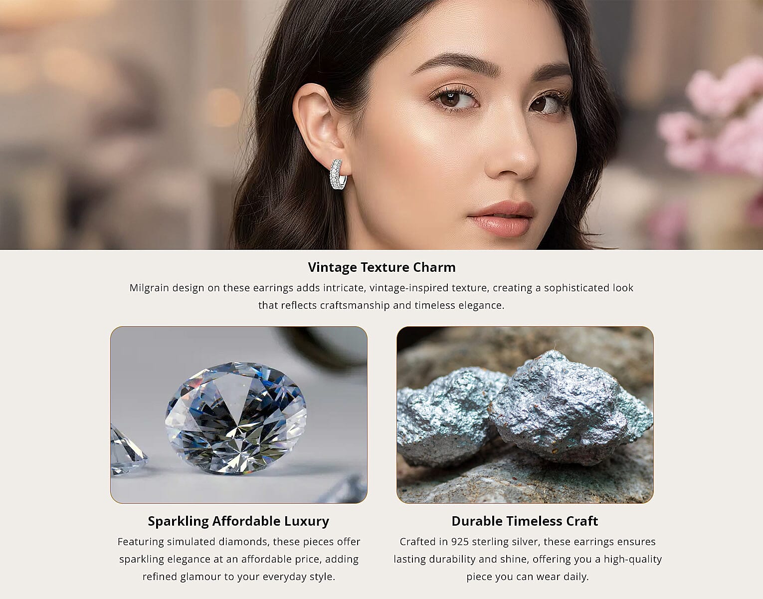 Simulated Diamond 3.25 ctw Earrings in Rhodium Over Sterling Silver Banner