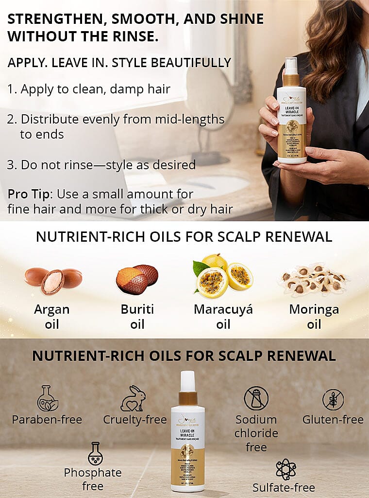 Joyce Giraud Beauty Leave in Conditioner (6oz) Made in US (Ships in 7-10 Days) Banner