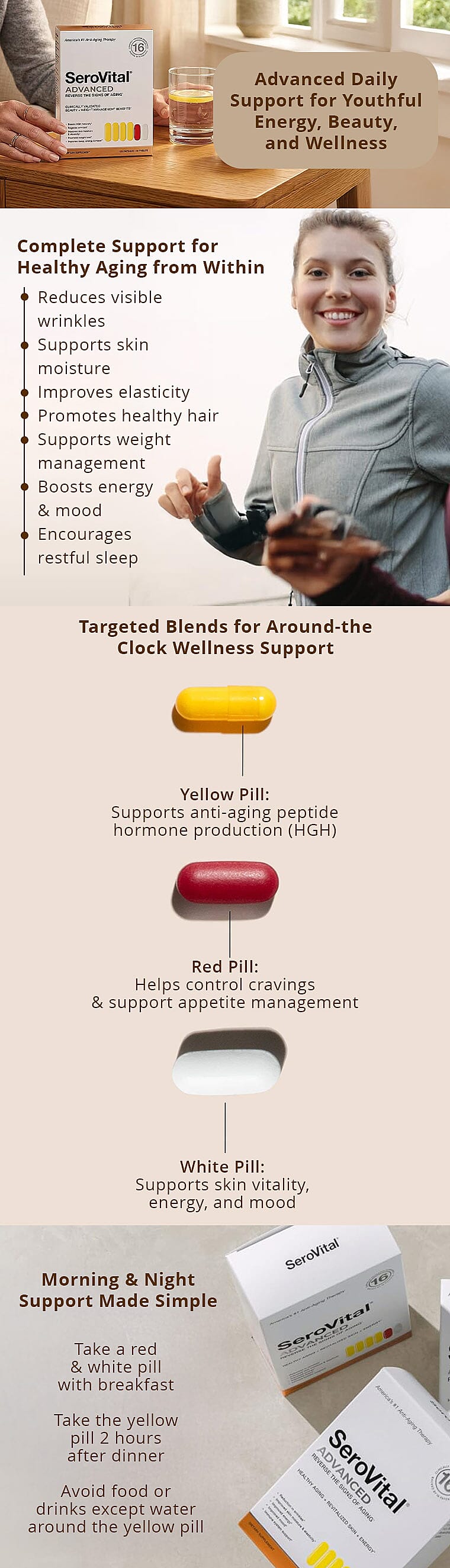 Memorial Day Doorbuster TLV SeroVital® ADVANCED Dietary Supplement (120 Capsules + 60 Tablets) Banner