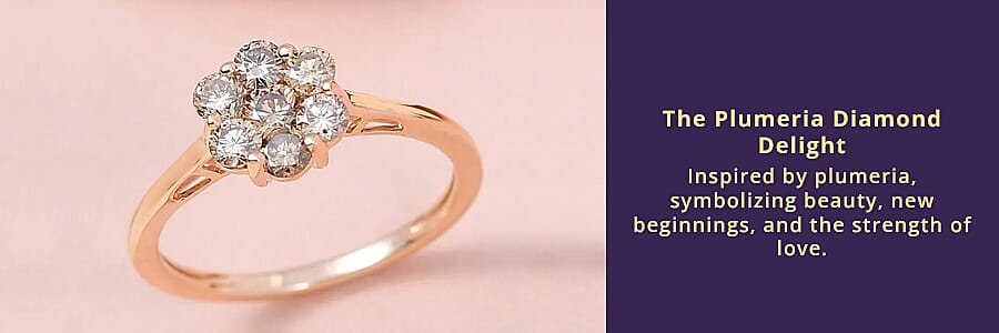 Floral Ring in 10K Rose Gold  Banner