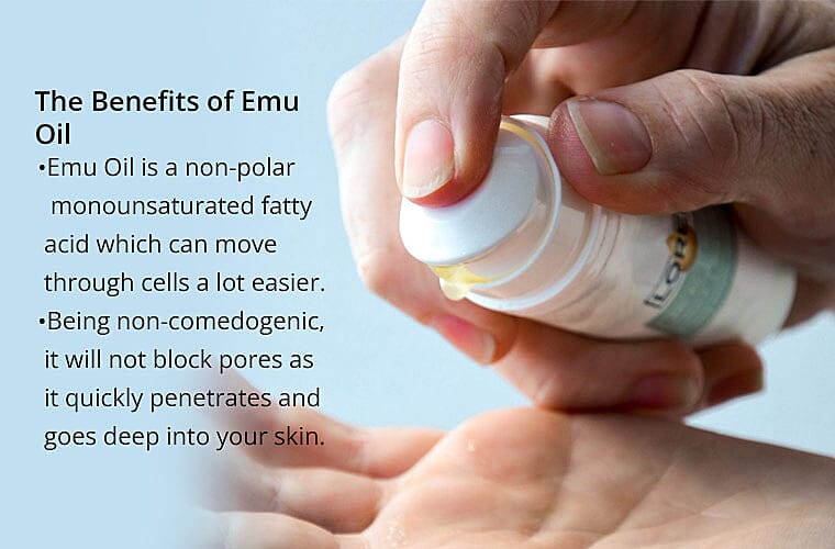 The Benefits of Emu Oil Banner