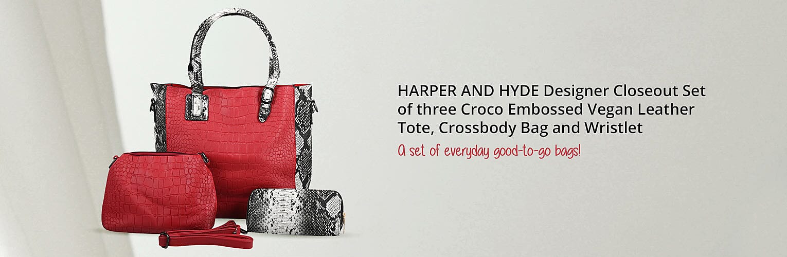 Tote, Crossbody Bag and Wristlet Banner