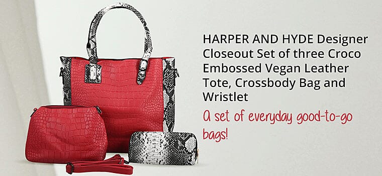 Tote, Crossbody Bag and Wristlet Banner