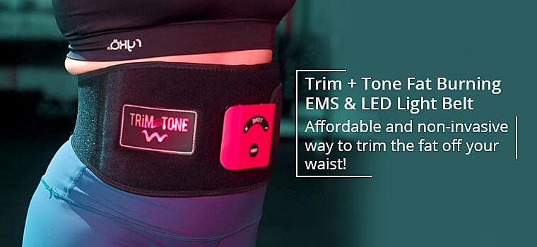 Trim + Tone Fat Burning EMS & LED Light Belt