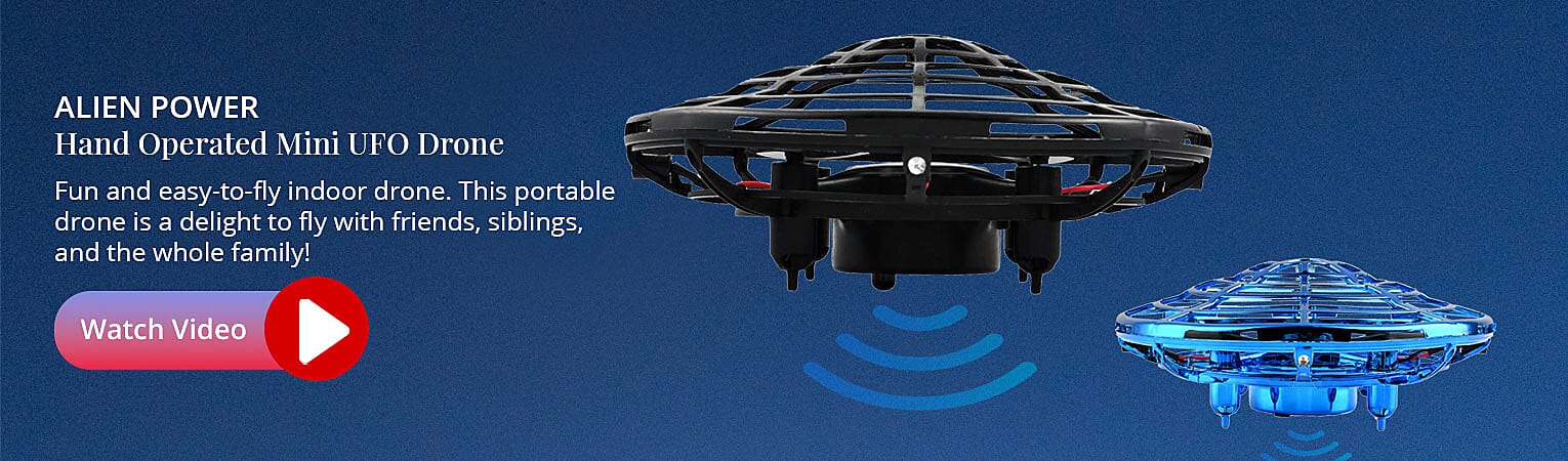 Mini UFO Drone Banner