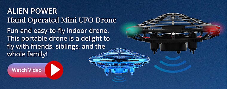 Mini UFO Drone Banner