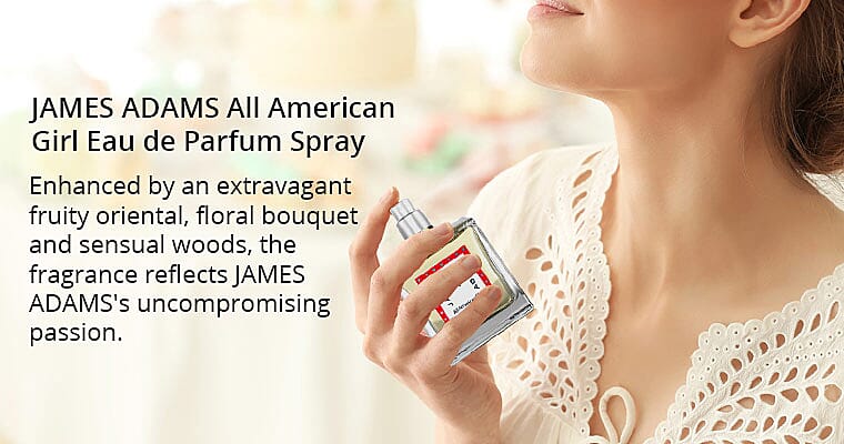 JAMES ADAMS All American Girl Eau de Parfum Spray Banner