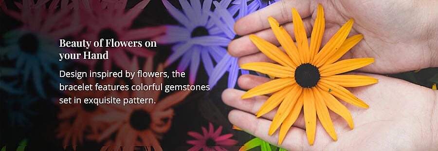 Beauty of Flowers on your Hand Banner