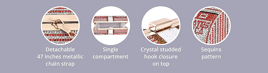 Dollar Shaped and Crystal Studded Banner