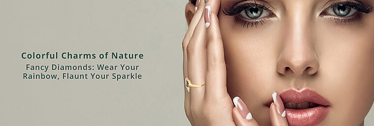 Multi Diamond Ladybug Ring Banner