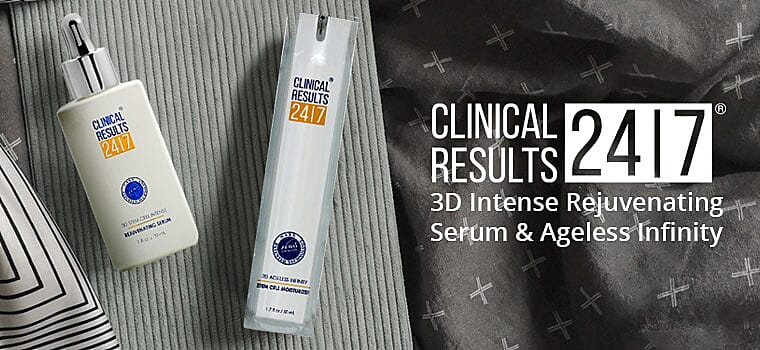 Clinical Results NASA 3D Intense Rejuvenating Serum Banner