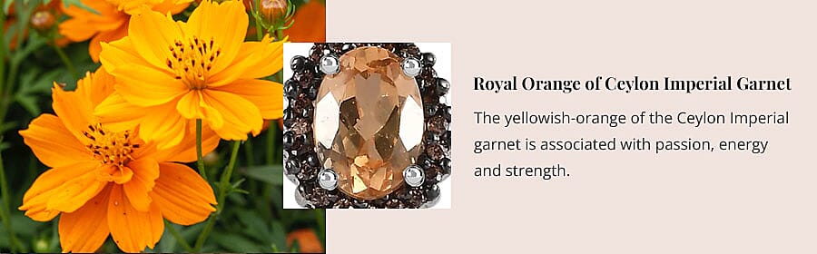 Royal Orange of Ceylon Imperial Garnet Banner