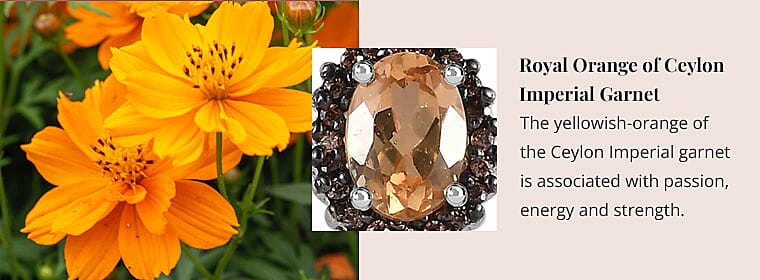 Royal Orange of Ceylon Imperial Garnet Banner