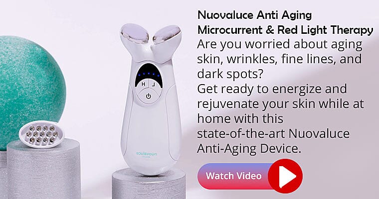 Nuovaluce Anti Aging Microcurrent & Red Light Therapy Banner