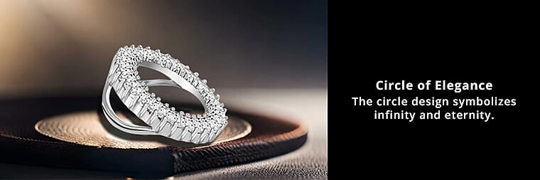 Circle Pendant in 950 Platinum Banner