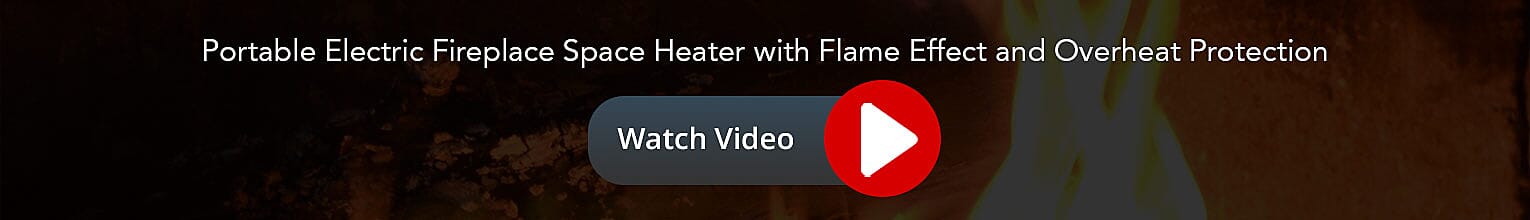 Portable Electric Fireplace Space Video