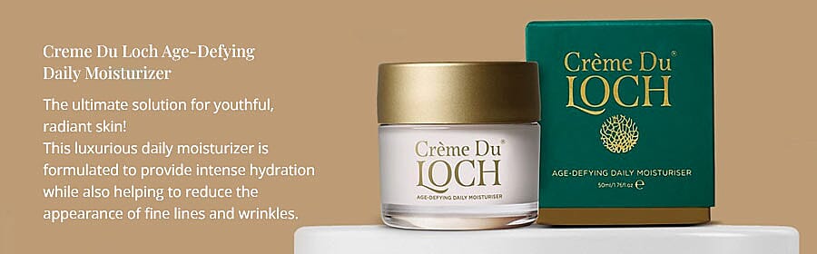 Creme Du Loch Age-Defying Daily Moisturizer Banner