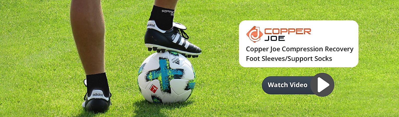 Copper Joe Compression Recovery Foot Sleeves Banner