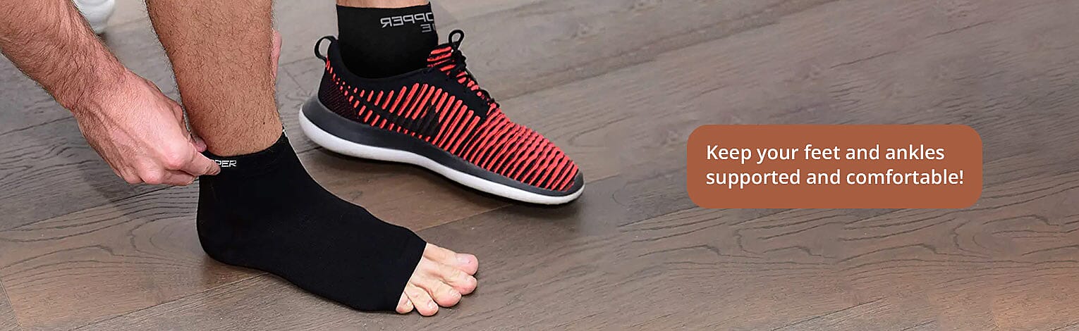 ankles supported Banner