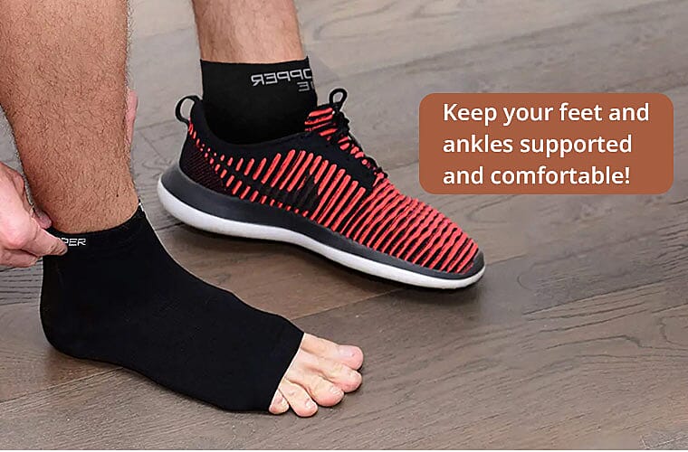 ankles supported Banner