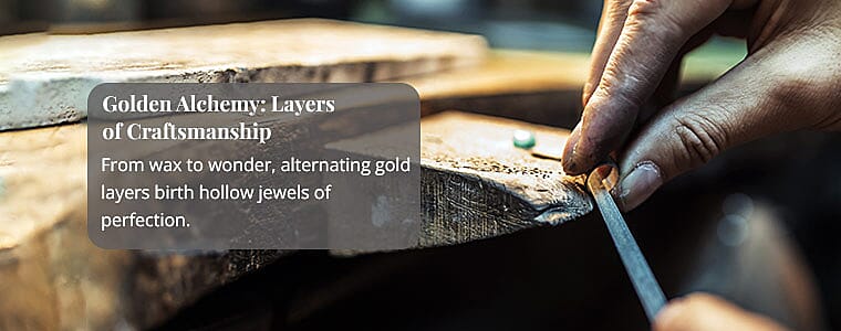 Golden Alchemy: Layers of Craftsmanship Banner
