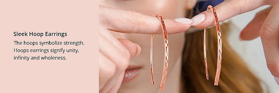 Sleek Hoop Earrings Banner