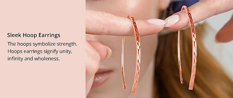 Sleek Hoop Earrings Banner