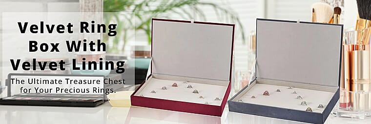 Velvet Ring Box  Banner