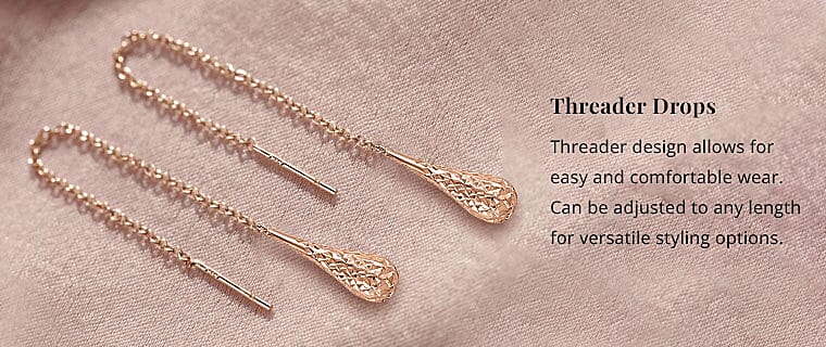 Minimalistic Drop Earrings Banner