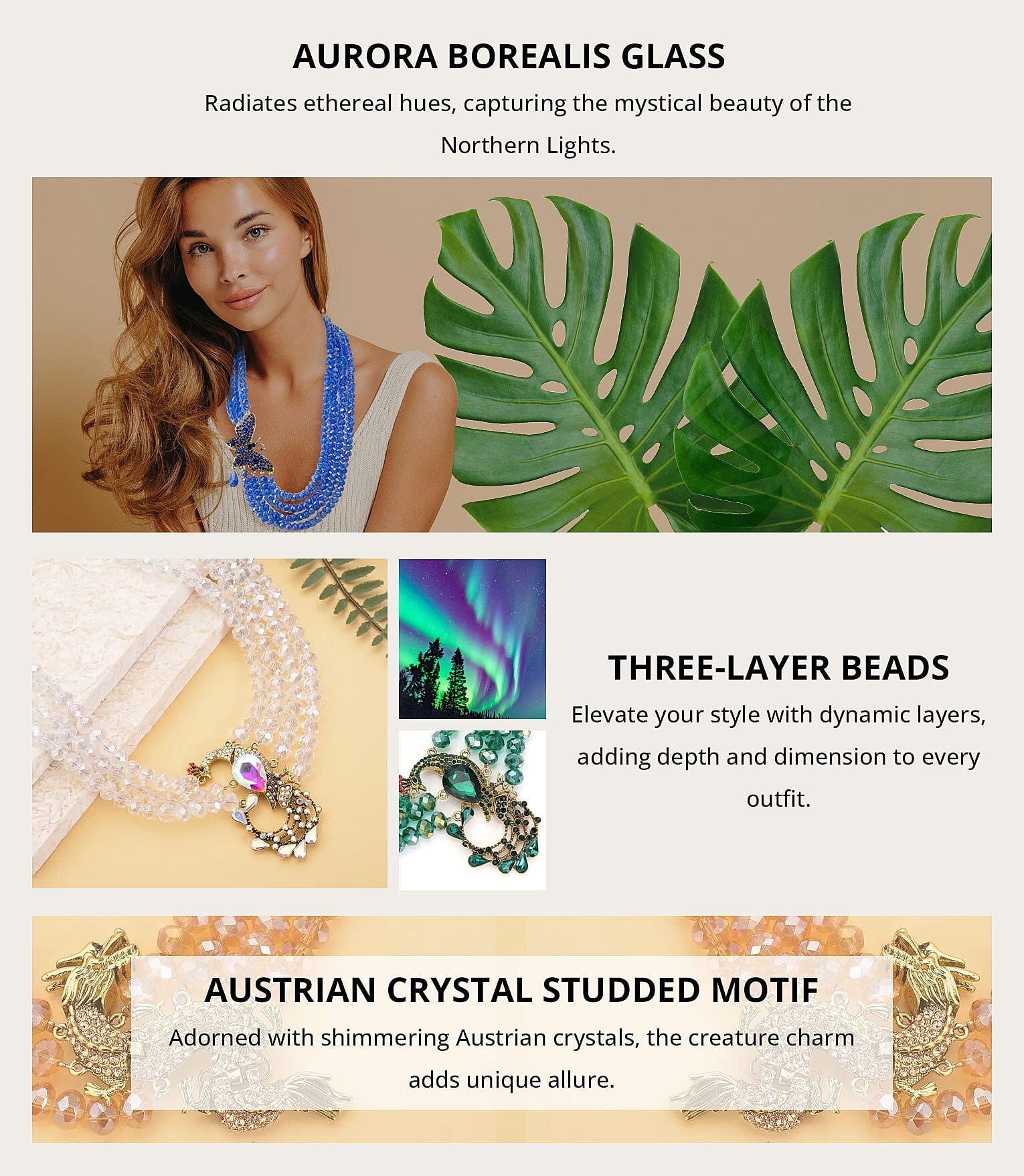 Aurora Borealis Glass  Banner