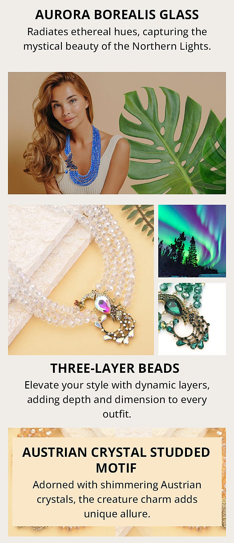 Aurora Borealis Glass Banner