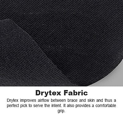 Black Drytex Knee Wrap Hinged