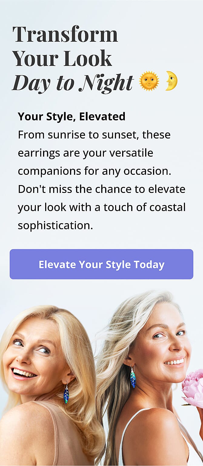 Abalone Shell Dangle Earrings