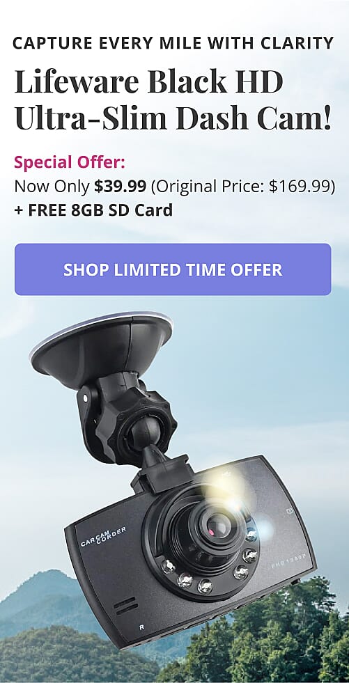 Ultra-Slim Car Dashboard Camera