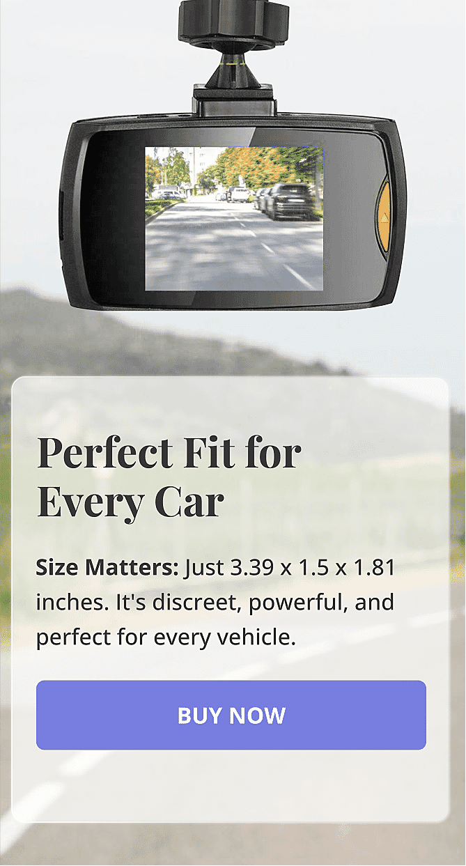 Ultra-Slim Car Dashboard Camera