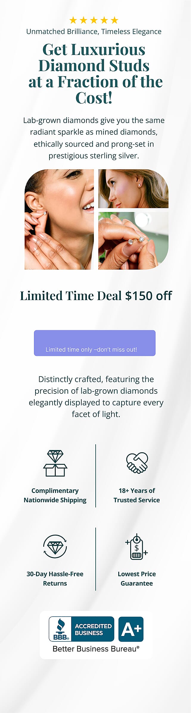 Lab Grown Earrings