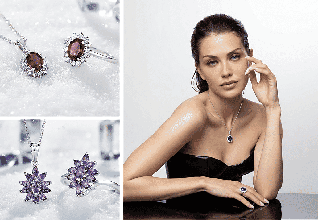 Model Wearing Jewelry