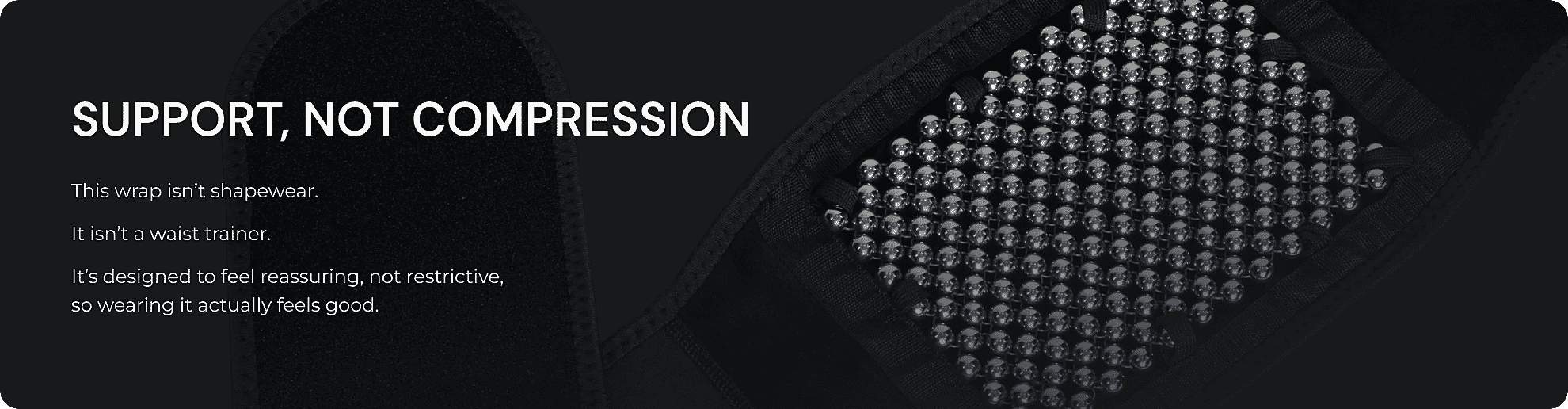 Black Terahertz Waist Wrap Banner