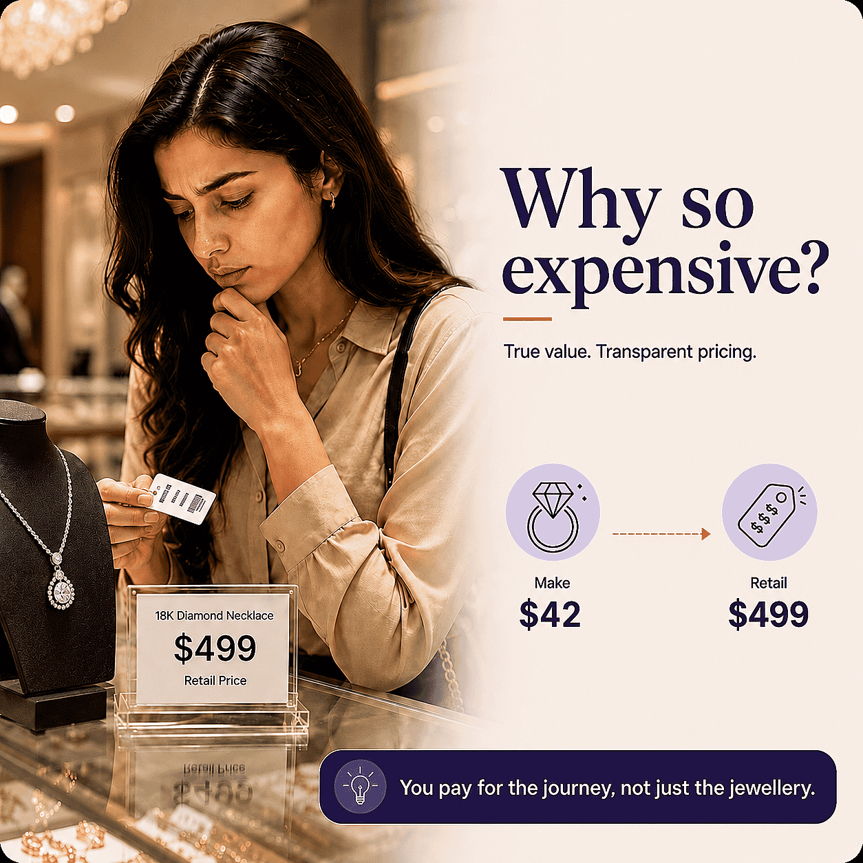 Fine jewelry display