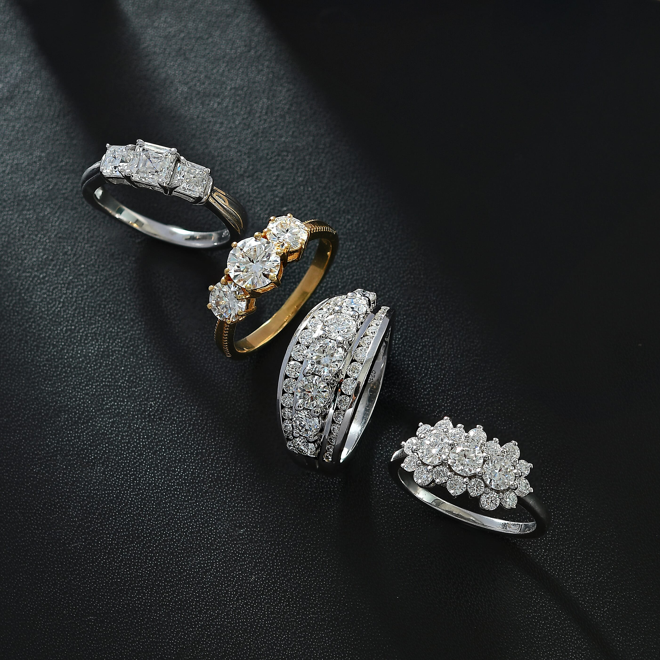 Moissanite Rings