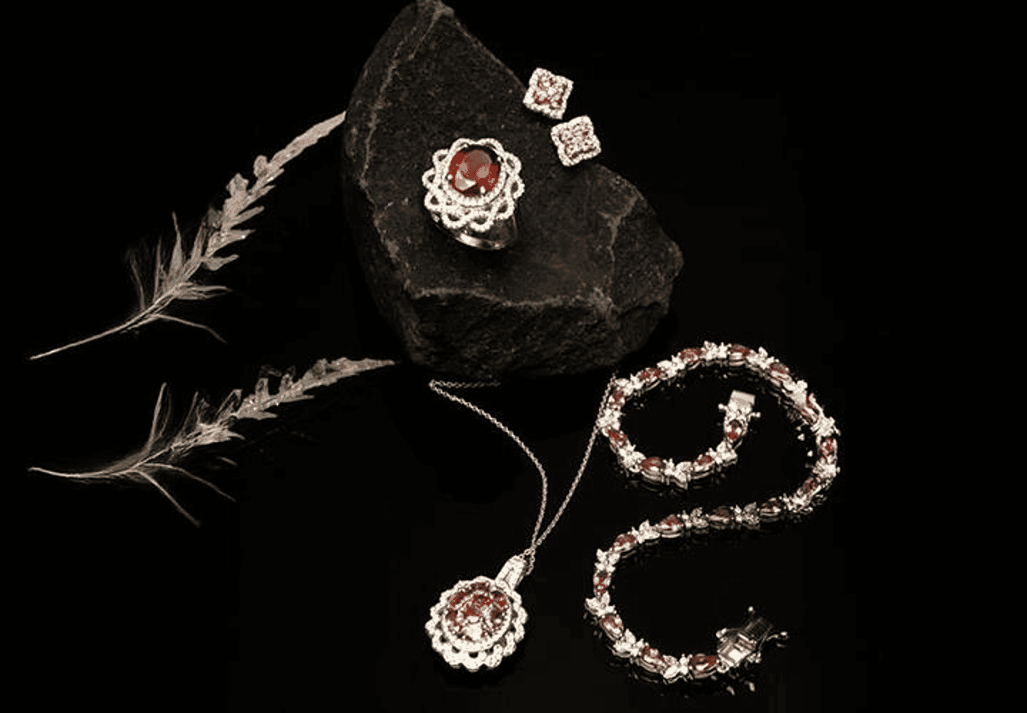 Garnet Stone jewelry