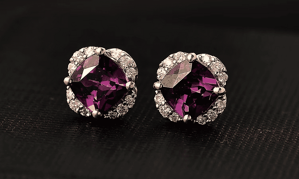 Radiant ember garnet Earrings