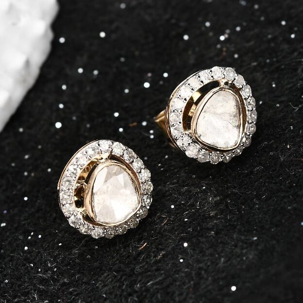Polki diamonds Earring