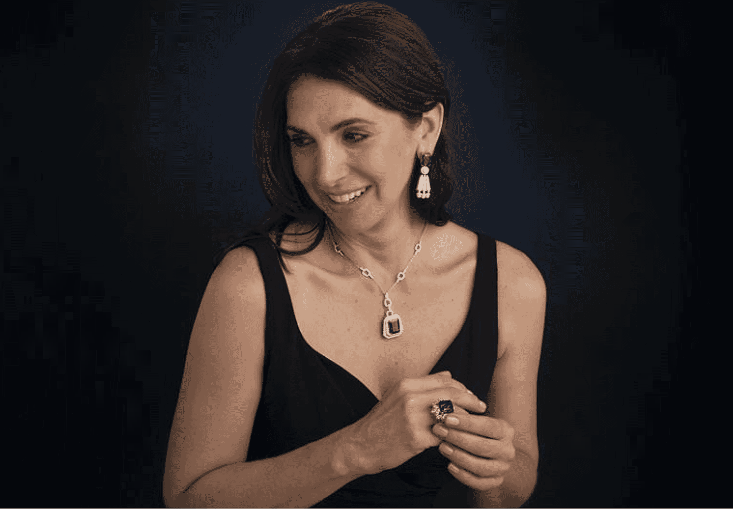 Tanzanite jewelry banner