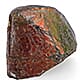 Rough-cut Canadian ammolite stone
