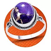 Dry, shiny ring after using natural jewelry cleaner.