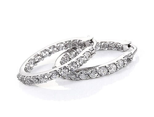 Shop Natural White Zircon Earrings Shop Natural White Zircon Earrings .